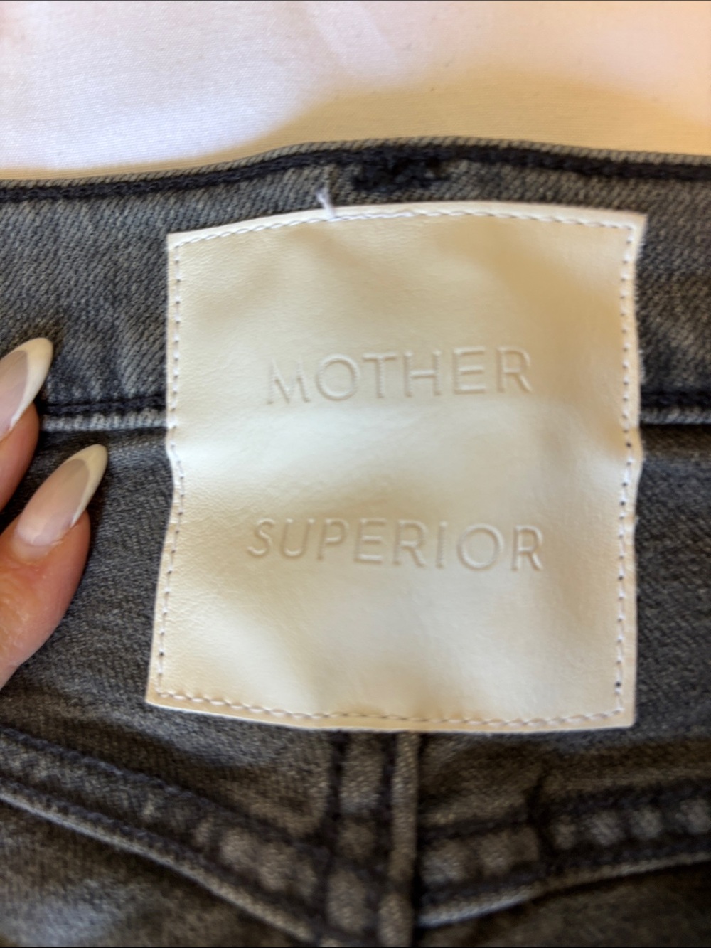 MOTHER Superior Gray Denim Jeans